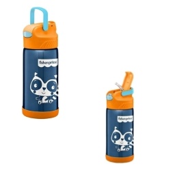 Botella De Acero Inox Fisher Price Azul