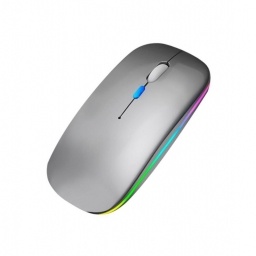 Mouse Inalambrico Bluetooth Led Rgb Recargable