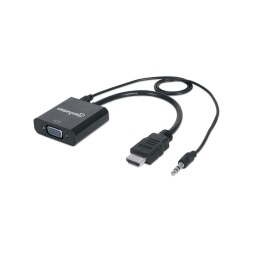 Adaptador Hdmi M A VGA CAudio Manhattan