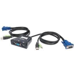 Kvm Para 2 Pc Vga Y Usb CAudio