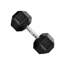 Mancuerna Hexagonales Hierro Recubierto Dumbbell 40kg