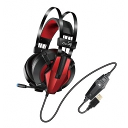 Audifono Genius gamer 7.1 G710V negro con micrfono