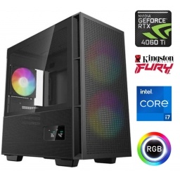 Equipo Gamer Core i7 14700F, 32GB, 1TB NVMe, RTX 4060Ti 8GB