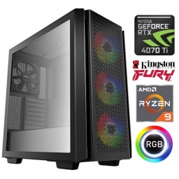 Equipo Gamer Ryzen 9 7950x, 16GB, 1TB NVMe, RTX 4070Ti Super 16GB