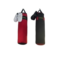 Kit boxeo nio/saco de boxeo + guantes kid lona 70cm