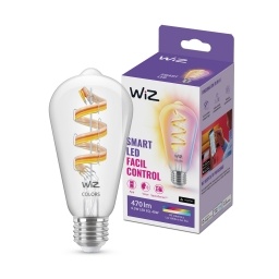 Lmpara Led Inteligente Philips Wiz 6,3W ST64 E27 Blanco Y Color