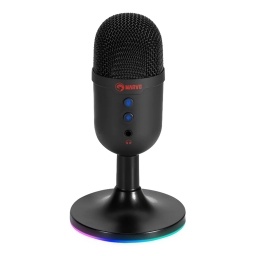 Micrfono Gaming Marvo Mic-06 Omnidireccional Con Iluminacin