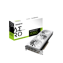 NVIDIA GeForce RTX 4060-Gigabyte - GV-N4060AERO OC-8GD G10 - PCI Express 4.0 - NVIDIA - GDDR6 SDRAM - DisplayPort / HD