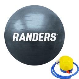 Pelota de pilates Randers 65cm negra