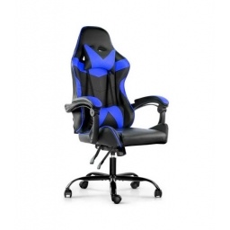 Silla Gamer Lumax ROM negro/azul