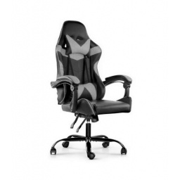 Silla Gamer Lumax ROM negro/gris