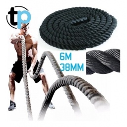 Soga Cuerda Battle Rope Crossfit Funcional 6m X38mm 5kg