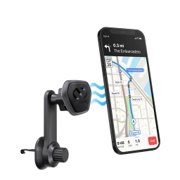 Soporte De Auto Para Celular Naztech MagBuddy Elite Gancho 360