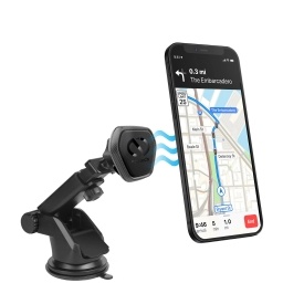 Soporte De Auto Para Celular Naztech MagBuddy Elite Ventosa 360