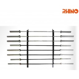 Soportes para barras 8 lugares gym fitness - rhino